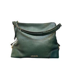 Michael Kors Green Leather Shoulder Bag